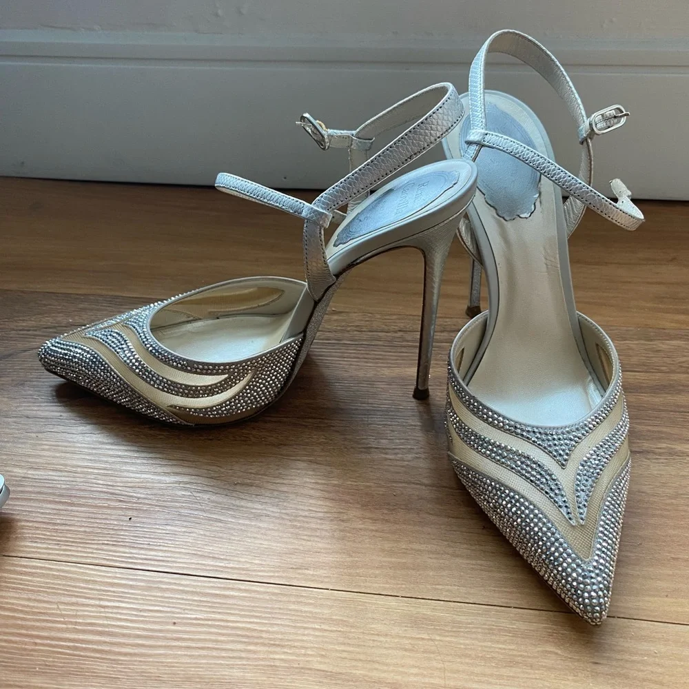 Rene Caovilla Slingback Heels - Picture 5 of 7